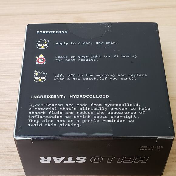 Starface Badtz-Maru Hydro Star Refill Pimple Patches Cpmpact Sanrio Kawaii Gift - Picture 4 of 6